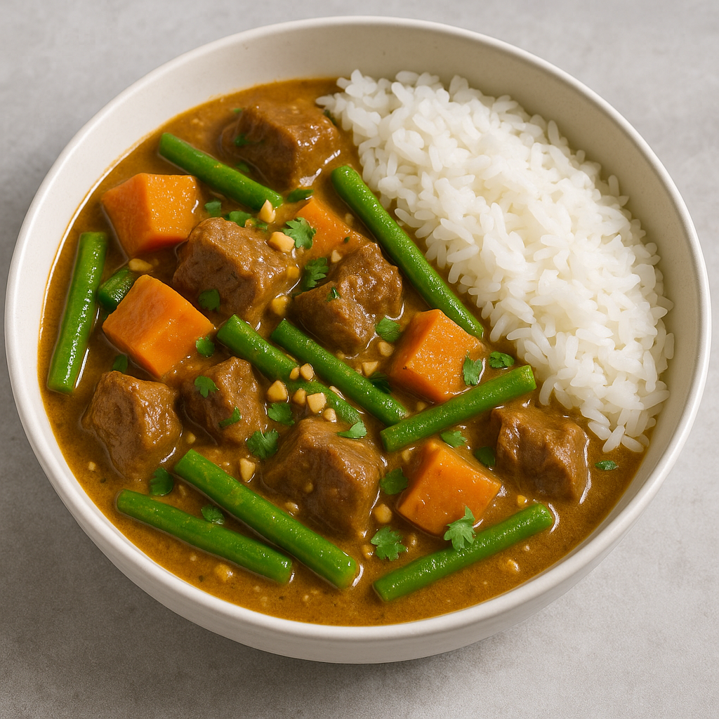 Beef and Kumara Massaman Curry